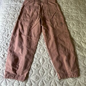 Anthropologie Barrel Dusty Pink pants